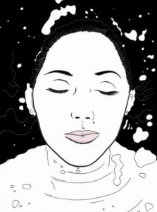 E.T. Raven, Amabilia - Dans la peau d'Iris, Portrait d'Iris