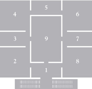 Musée Wallraf-Richartz, plan du 3ème étage