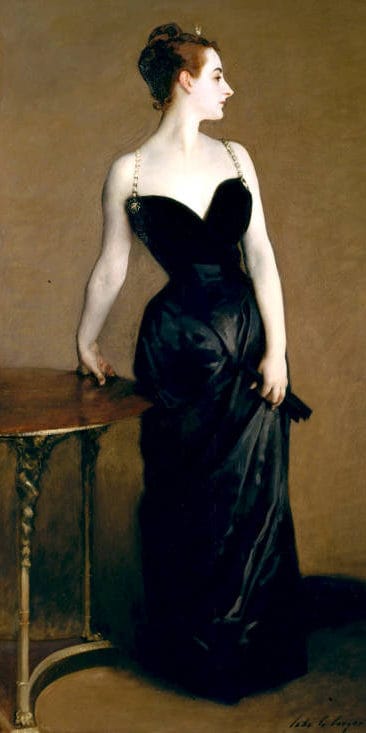 John Singer Sargent, Madame X (version retravaillée)