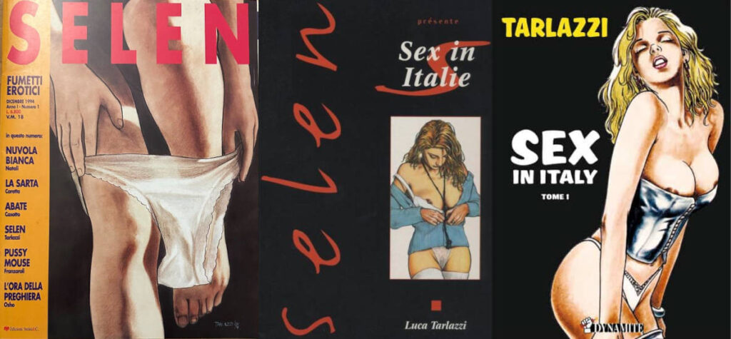 Beau parcours éditorial pour Luca Tarlazzi et son modèle et collaboratrice, Selen - de la revue à la collection à la mini-série.