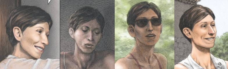Quatre portraits d'une seule et même femme - Chantal